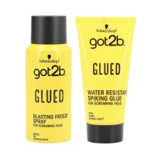 Got2b Glued Blasting Freeze Spray 100ml & Gel black tube 150ml combo