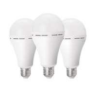 Loadshedding Rechargeable LED Light Bulb - Cool White - 3 Pack 9W