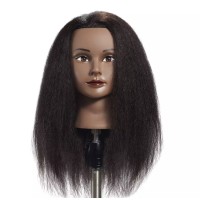  Real Hair Mannequin Head