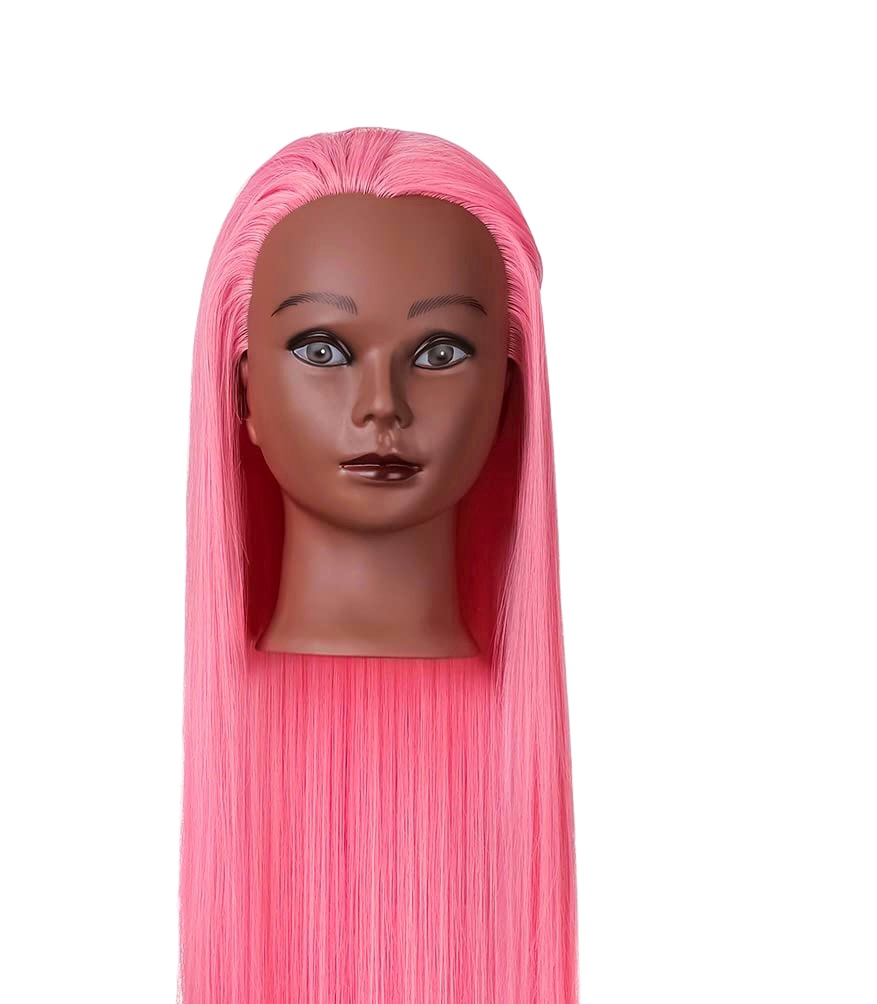 Radiant Rose Afro Mannequin Head - Image 2