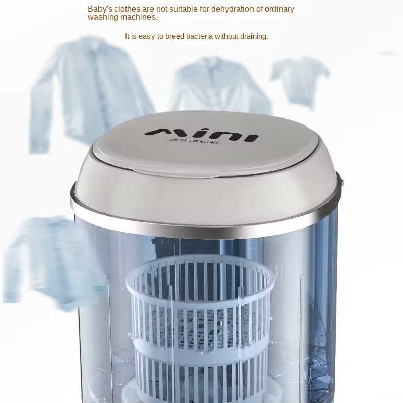 Space Saver Pro 4.5L All-in-One Washer Dryer-white - Image 4